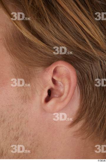 Ear Man White Casual Slim Street photo references