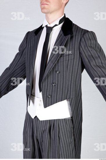 Upper Body Man White Formal Costume photo references