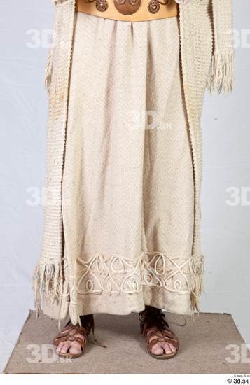 Man White Historical Skirt Costume photo references