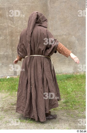 Whole Body Man White Historical Costume photo references