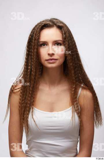 Hair Woman White Slim Groom Photo References