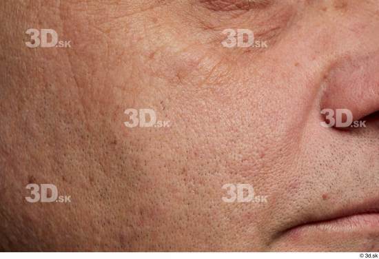 Face Man White Wrinkles Face Skin Textures