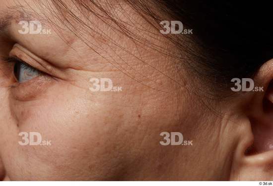 Face Woman Asian Wrinkles Face Skin Textures