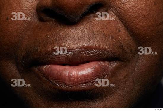 Face Woman Black Wrinkles Face Skin Textures