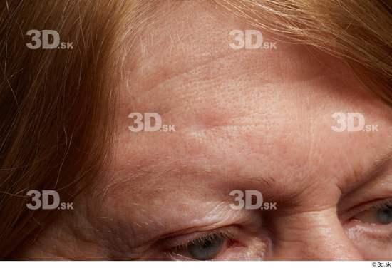 Face Woman White Wrinkles Face Skin Textures