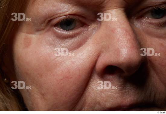 Face Woman White Wrinkles Face Skin Textures