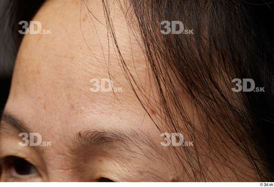 Face Woman Asian Wrinkles Face Skin Textures