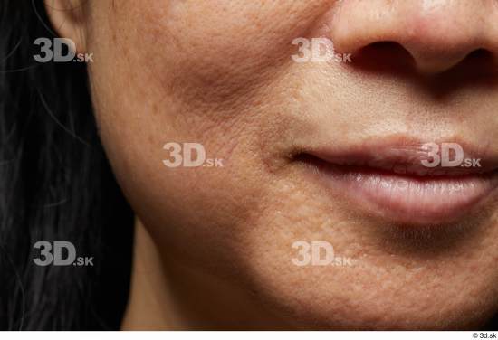 Face Woman Asian Wrinkles Face Skin Textures