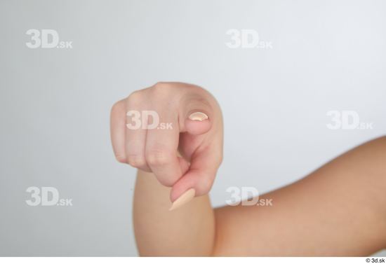 Woman White Slim Female Studio Poses