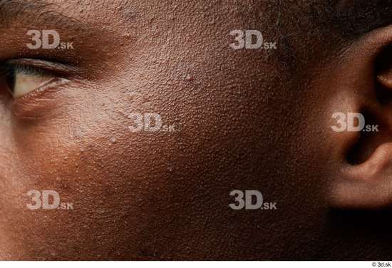 Face Man Black Face Skin Textures