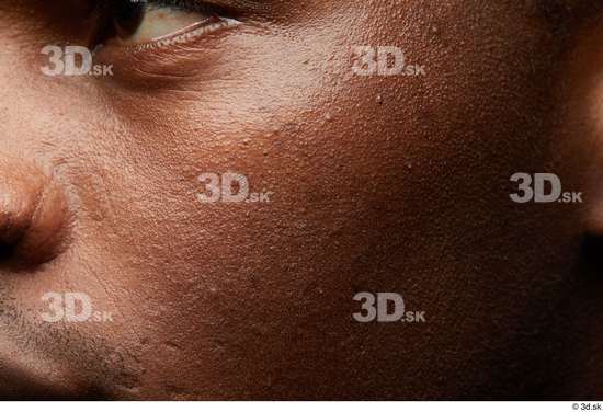 Face Man Black Face Skin Textures