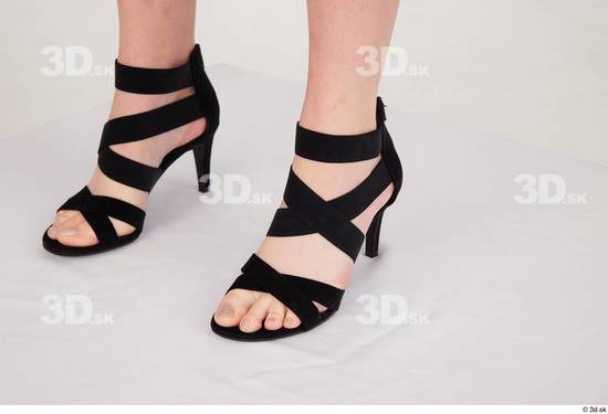 Olivia Sparkle black high heels sandals foot shoes  jpg