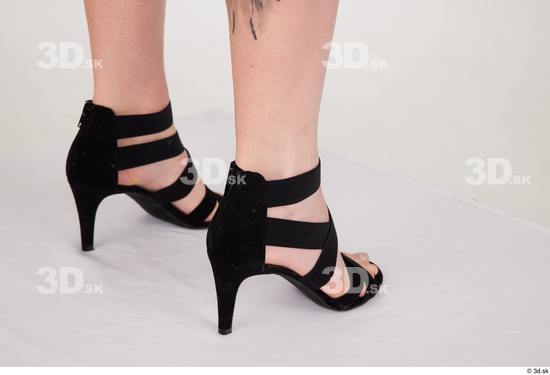 Olivia Sparkle black high heels sandals foot shoes  jpg