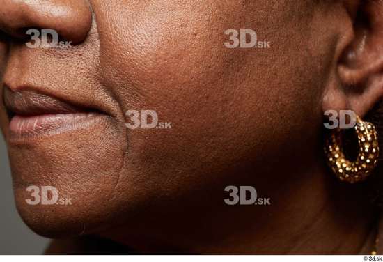 Face Woman Black Face Skin Textures