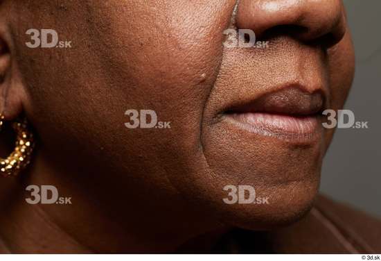 Face Woman Black Face Skin Textures