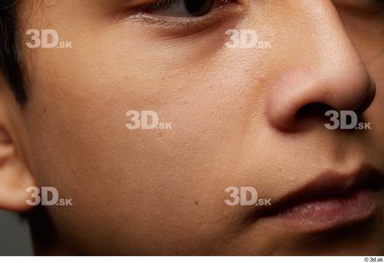 Face Man Face Skin Textures Hispanic