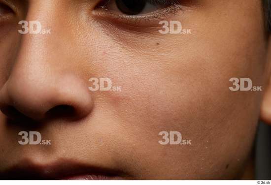 Face Man Face Skin Textures Hispanic