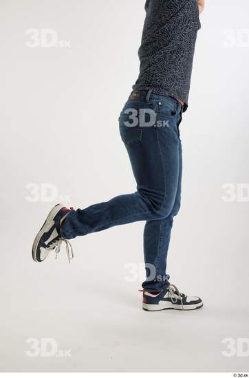 Man White Slim Male Studio Poses