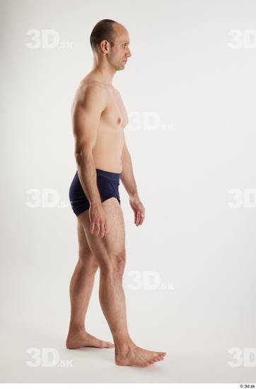 Man White Slim Male Studio Poses