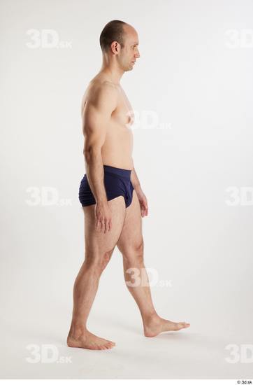 Man White Slim Male Studio Poses