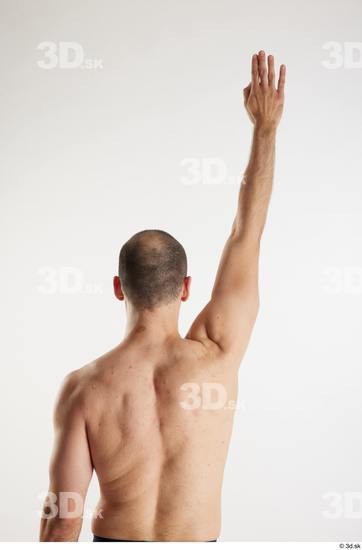 Man White Slim Male Studio Poses