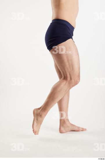 Man White Slim Male Studio Poses