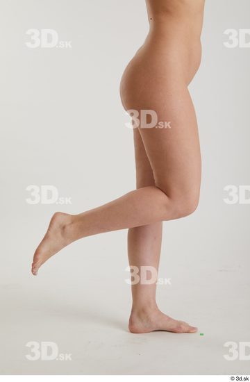 Woman White Slim Female Studio Poses