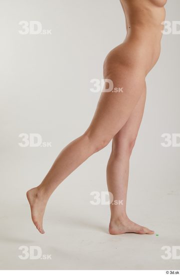 Woman White Slim Female Studio Poses