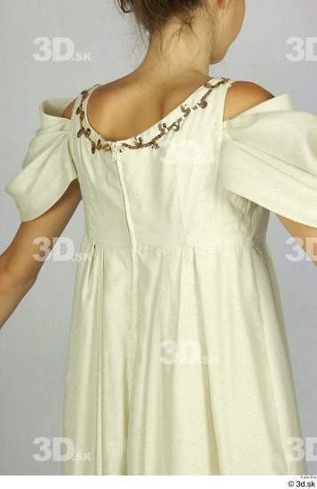 Upper Body Woman White Dress Costume photo references