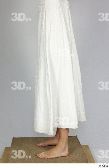 Woman White Shoes Skirt Costume photo references