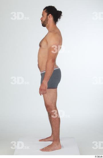 Man Black Slim Male Studio Poses