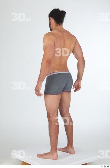 Man Black Slim Male Studio Poses