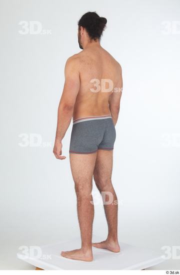 Man Black Slim Male Studio Poses