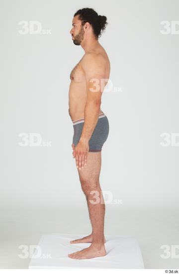 Man Black Slim Male Studio Poses