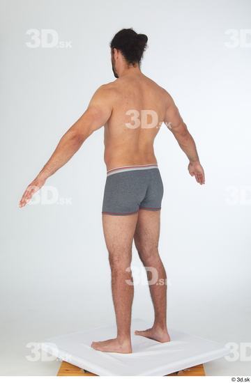 Man Black Slim Male Studio Poses