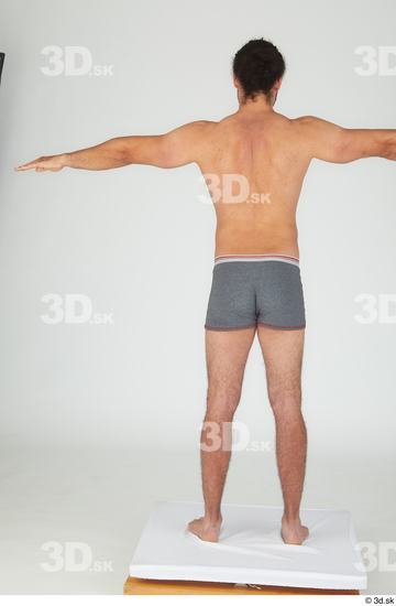 Man Black Slim Male Studio Poses