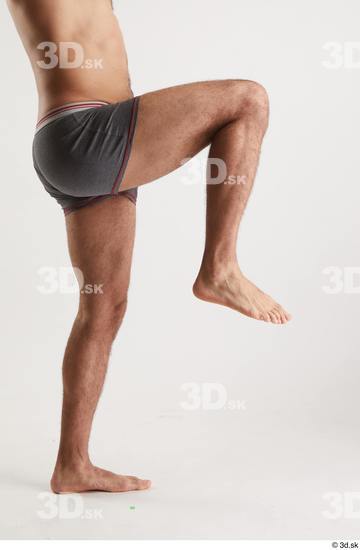 Man Black Muscular Male Studio Poses