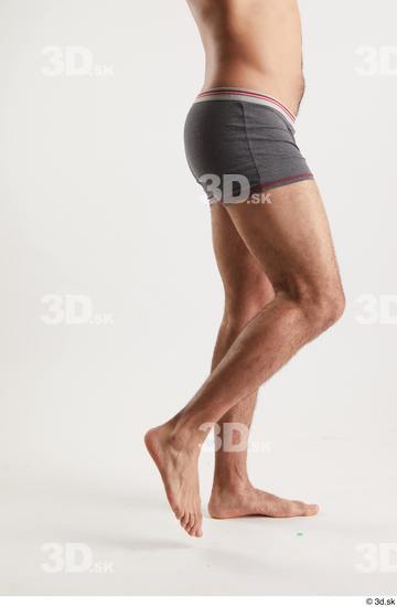 Man Black Muscular Male Studio Poses