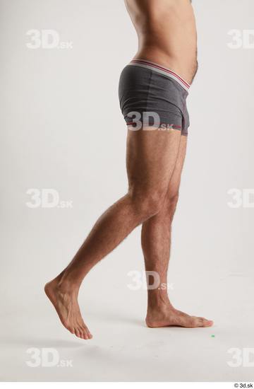 Man Black Muscular Male Studio Poses