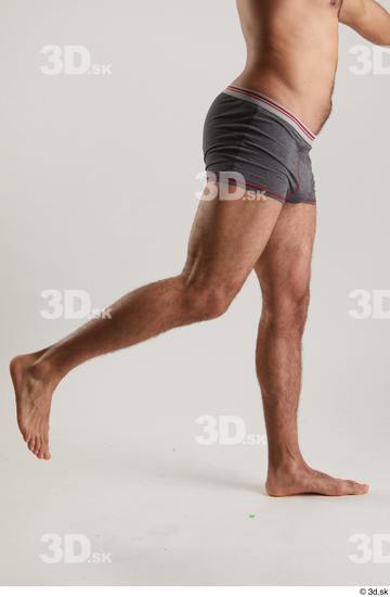 Man Black Muscular Male Studio Poses