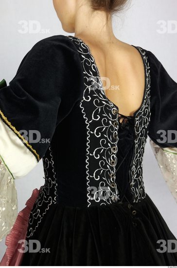 Upper Body Woman White Historical Dress Costume photo references