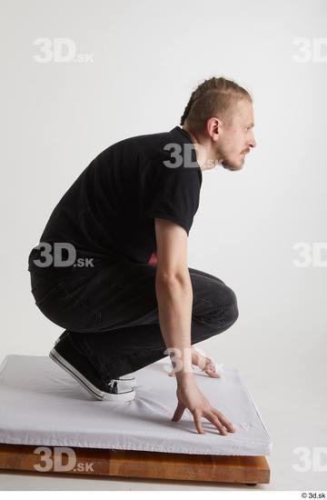 Man White Average Male Studio Poses