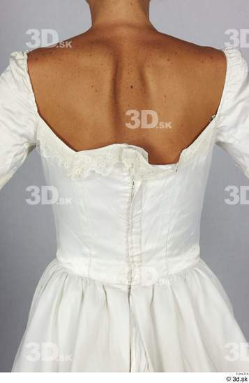 Upper Body Woman White Dress Costume photo references