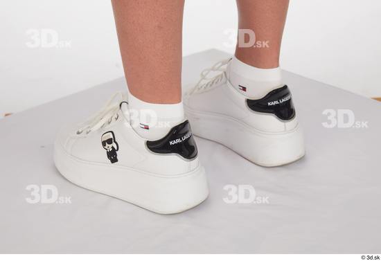 Arina Shy casual foot shoes white sneakers  jpg