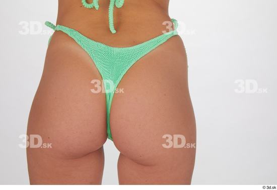 Arina Shy buttock green bikini panties hips  jpg