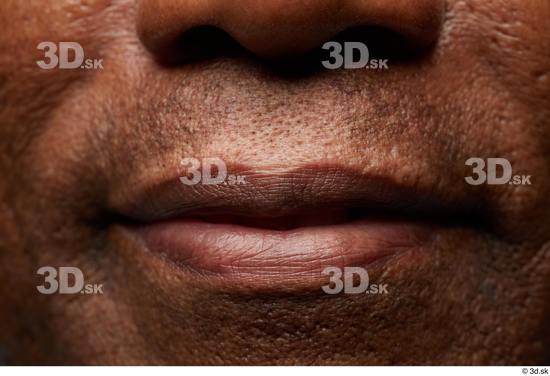 Face Mouth Skin Man Black Slim Studio photo references