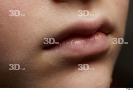 Face Mouth Skin Woman Slim Studio photo references