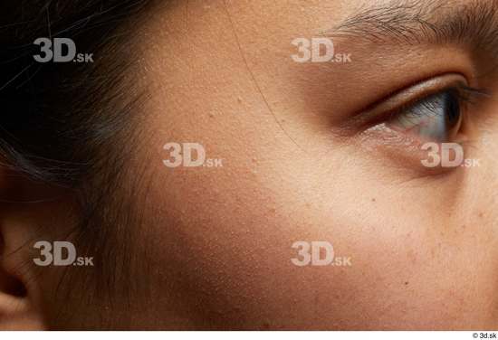 Eye Face Cheek Skin Woman Asian Wrinkles Studio photo references