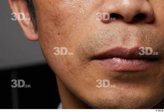 Face Mouth Nose Cheek Skin Man Asian Studio photo references