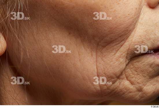 Face Mouth Cheek Skin Woman Asian Wrinkles Studio photo references